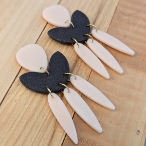 Neela – Rose pastel et Marron Glacé