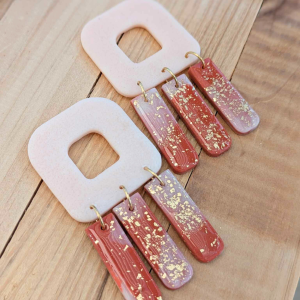 Salicorne – Rose Pastel et Orange Safran